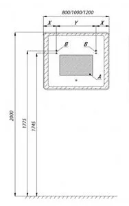 Зеркало с подсветкой Aquaton Соул 100 с подогревом 1A219402SU010, 2