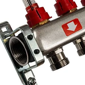 Группа коллекторная с расходомерами 11 отводов 1&quot;в/в x ¾&quot;ек Stout SMS 0917 000011, 4