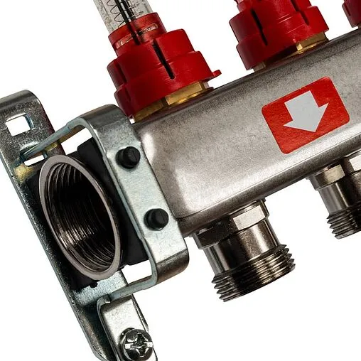 Группа коллекторная с расходомерами 11 отводов 1&quot;в/в x ¾&quot;ек Stout SMS 0917 000011