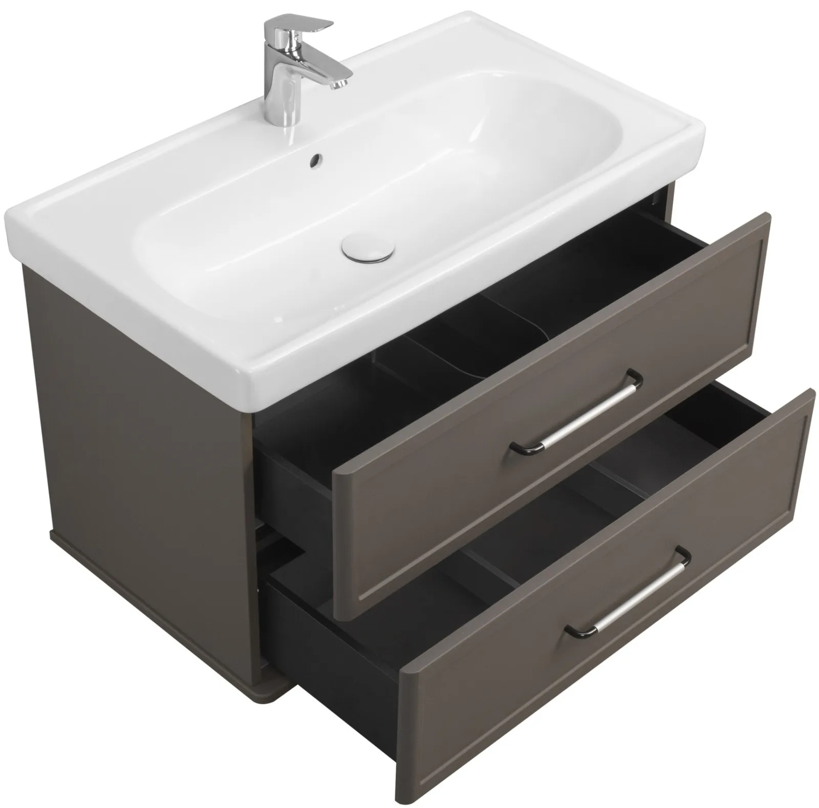 Тумба-умывальник подвесная Aquaton Нео-Классика 85 мускат 1A2863K1NCR30 Тумба-умывальник подвесная Aquaton Нео-Классика 85 мускат 1A2863K1NCR30, 4