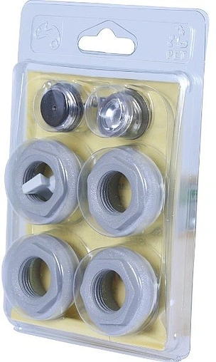 Комплект радиаторный универсальный ½&quot; Global серый