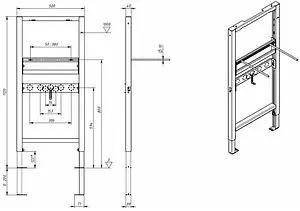 Инсталляция для раковины Aquatek INSR-0000001, 2