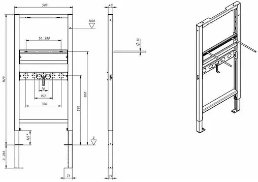 Инсталляция для раковины Aquatek INSR-0000001