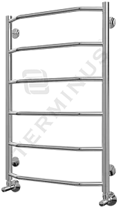 Полотенцесушитель водяной лесенка Terminus Виктория П6 500х796 полированная сталь 4670030725134, 2