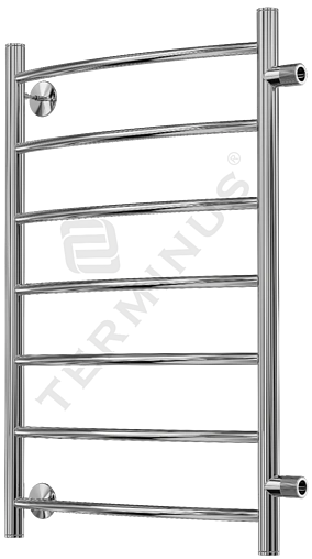 Полотенцесушитель водяной лесенка Terminus Классик П7 500х796 б/п 600 полированная сталь 4670030726278