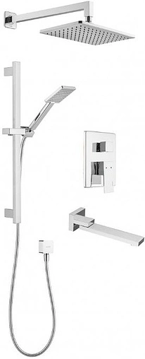 Душевая система со смесителем для ванны Swedbe Platta хром 5545