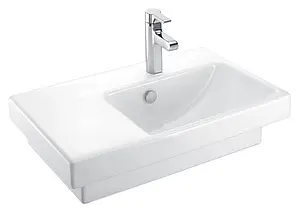 Раковина Jacob Delafon Odeon Up 65 L белый E4758G-00 Раковина Jacob Delafon Odeon Up 65 L белый E4758G-00, 1