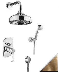 Душевая система со смесителем для душа Fiore Jafar бронза 47ZZ5138 Душевая система со смесителем для душа Fiore Jafar бронза 47ZZ5138, 1