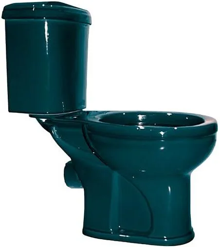 Унитаз-компакт Оскольская керамика Дора-Антивсплеск стандарт зеленый 47325110402