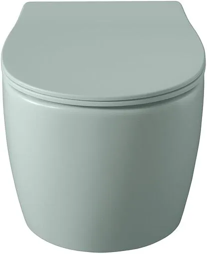 Унитаз подвесной безободковый Allen Brau Fantasy мятный 4.11004.MT