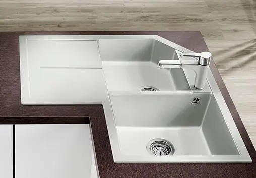 Мойка кухонная Blanco Metra 9 Е 83 белый 515568