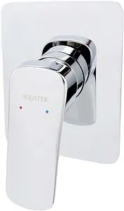 Смеситель для душа скрытого монтажа Aquatek Вега хром AQ1066CR, 1
