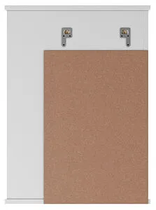 Шкаф-зеркало Айсберг Волна 1-50 L белый DA1030HZ, 4