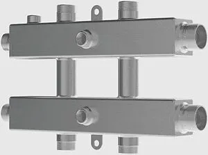 Коллектор распределительный 3 контура 1¼"н x 1"н Север-КМ3(Aisi) 1915023 Коллектор распределительный 3 контура 1¼"н x 1"н Север-КМ3(Aisi) 1915023, 3