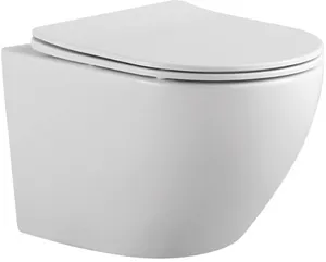 Унитаз подвесной безободковый Aquatek Европа белый AQ1901-00, 1