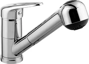 Смеситель для кухни с выдвижным изливом Lemark Luna хром LM4150C Смеситель для кухни с выдвижным изливом Lemark Luna хром LM4150C, 1