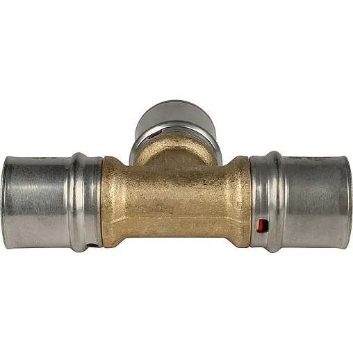 Тройник пресс соединительный 26мм x 26мм x 26мм Stout SFP-0006-262626