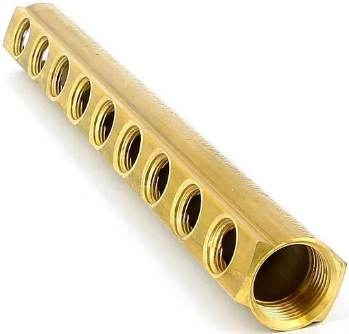 Коллектор распределительный проходной 9 отводов ¾&quot;в/в x ½&quot;в Tiemme 1970097