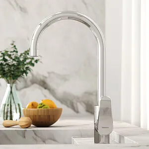 Смеситель для кухни с подключением к фильтру Damixa Merkur хром 400730000 Смеситель для кухни с подключением к фильтру Damixa Merkur хром 400730000, 4