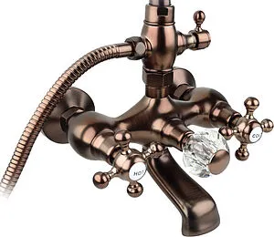 Душевая система со смесителем для ванны Timo Nelson венге SX-90 orb Душевая система со смесителем для ванны Timo Nelson венге SX-90 orb, 4