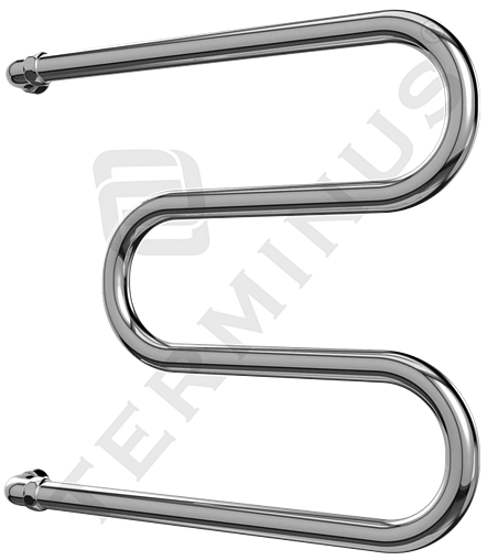 Полотенцесушитель водяной Terminus М-образный AISI 25 500х500 полированная сталь 4620768880490