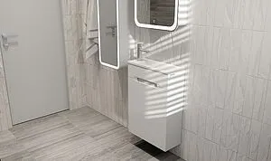 Тумба-умывальник подвесная Jorno Modul 50 белый Mol.01.50/P/W/JR+Mol.08.50/W/JR Тумба-умывальник подвесная Jorno Modul 50 белый Mol.01.50/P/W/JR+Mol.08.50/W/JR, 5