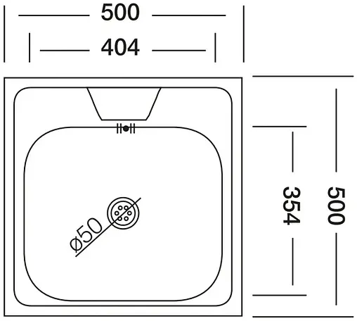 Мойка кухонная Vladiks нержавеющая сталь V-406 Мойка кухонная Vladiks нержавеющая сталь V-406