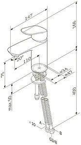 Смеситель для раковины Am.Pm Like хром F8093016 Смеситель для раковины Am.Pm Like хром F8093016, 2