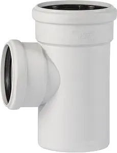 Тройник внутренний бесшумный D=135x110мм Угол 87° Ostendorf Skolan Safe SKEA 336410, 1
