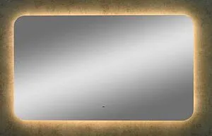Зеркало с подсветкой Continent Burzhe Led 120x70 с бесконтактным сенсором белый ЗЛП323, 3