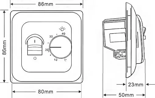 Терморегулятор Thermex Nexum белый 808000