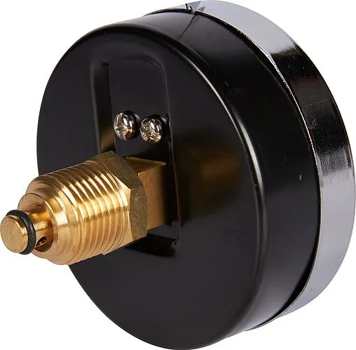 Термоманометр аксиальный Rommer 80мм 6 бар 120°С ½&quot; RIM-0005-800615