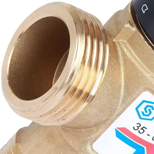 Трехходовой термостатический смесительный клапан 1&quot; +35...+60°С Kvs 1.6 Stout SVM-0120-166025