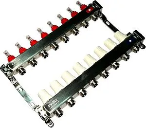 Группа коллекторная с расходомерами 8 отводов 1&quot;в/в x ¾&quot;ек Uni-fitt OPTIMAL 450B4308.RU, 4