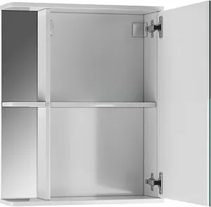 Шкаф-зеркало Айсберг Норма 1-55 R белый DA1604HZ, 3