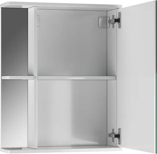 Шкаф-зеркало Айсберг Норма 1-55 R белый DA1604HZ