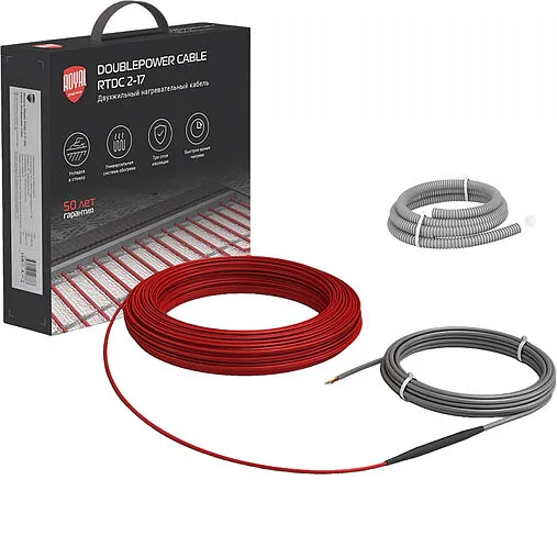 Теплый пол (нагревательный кабель) Royal Thermo Doublepower Cable 800Вт 6.7м² RTDC 2-17-800