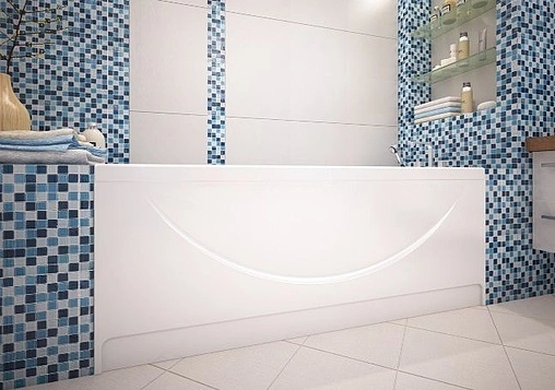 Панель для ванны фронтальная Метакам Vista 170 белый ЭЭN_010177