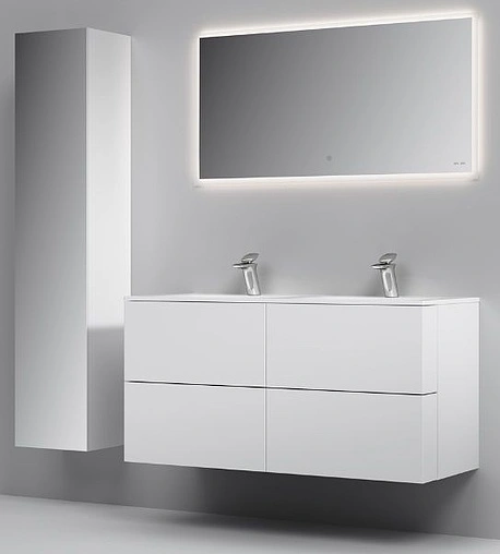 Тумба-умывальник подвесная Am.Pm Spirit 2.0 120 белый M70AFHD1202WG+M70AWCD1202WG