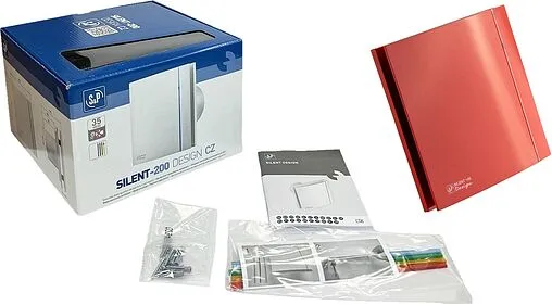 Вентилятор вытяжной Soler &amp; Palau SILENT-200 CZ RED DESIGN 4C