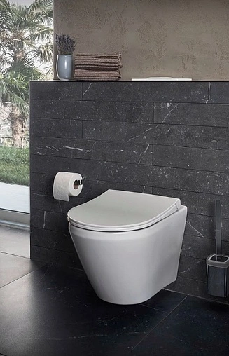 Унитаз подвесной безободковый VitrA Integra Round Rim-Ex белый 7041B003-0075