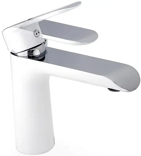 Смеситель для раковины IDDIS Calipso белый/хром CALSB00i01