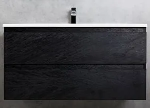 Тумба-умывальник подвесная Cezares Molveno 100 Nero MOLVENO-100-2C-SO-NR+CEZ1000/500-LV-MR, 3