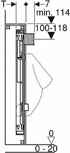 Инсталляция для писсуара Geberit GIS 461.621.00.1, 3