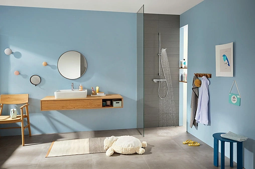 Душевая стойка Hansgrohe Croma Select S 110 Vario EcoSmart 3jet 90см хром/белый 26573400 Душевая стойка Hansgrohe Croma Select S 110 Vario EcoSmart 3jet 90см хром/белый 26573400
