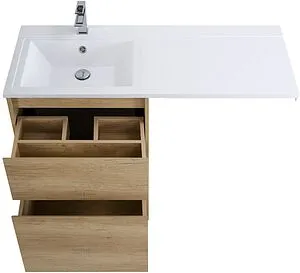Тумба-умывальник напольная над стиральной машиной BelBagno KRAFT-LVD 120 Rovere Nebrasca Nature KRAFT-LVD-580/1200-2C-PIA-RNN+, 4