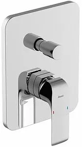 Смеситель для ванны скрытого монтажа Ravak Flat хром X070123, 1