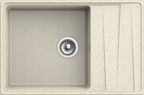 Мойка кухонная GranFest Level LV-760L бежевый