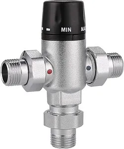 Трехходовой термостатический смесительный клапан 1&quot; +38...+60°С TIM BL8804, 1