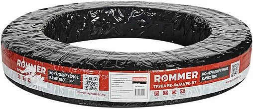 Труба металлополимерная Rommer Stabil 20 x 2.9 мм PE-Xa/AL/PE-RT бухта 100м RPS-0001-002029